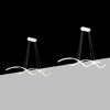 Lampada Led A Sospensione Moderno Onde Intrecciate 28w 2240lm Cct Luce Variabile B56-3c