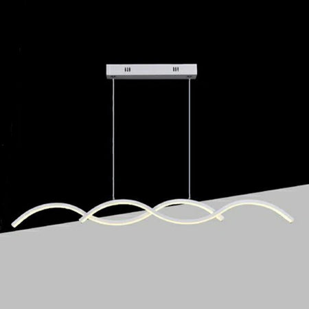 Lampadario Led A Sospensione Moderno Lampada Twist 26w Cct Luce Variabile 3000k-6500k A43-3c