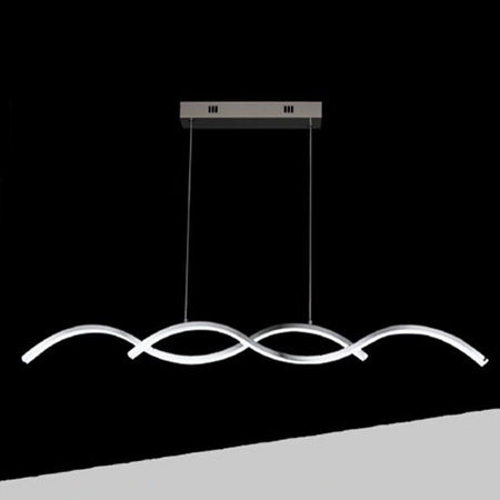 Lampadario Led A Sospensione Moderno Lampada Twist 26w Cct Luce Variabile 3000k-6500k A43-3c