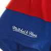 MITCHELL & NESS Felpa Cappuccio Manica Corta Uomo Nfl Fleece Hoodie Neygia Royal Blue da uomo