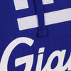 MITCHELL & NESS Felpa Cappuccio Manica Corta Uomo Nfl Fleece Hoodie Neygia Royal Blue da uomo
