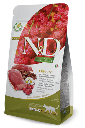 Farmina N&D Quinoa Urinary mangime secco Gatti anatra