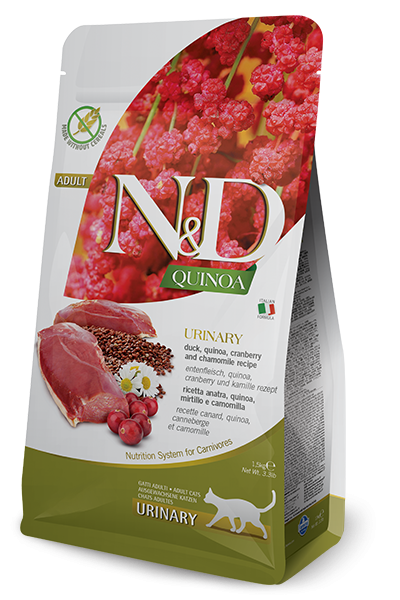 Farmina N&D Quinoa Urinary mangime secco Gatti anatra