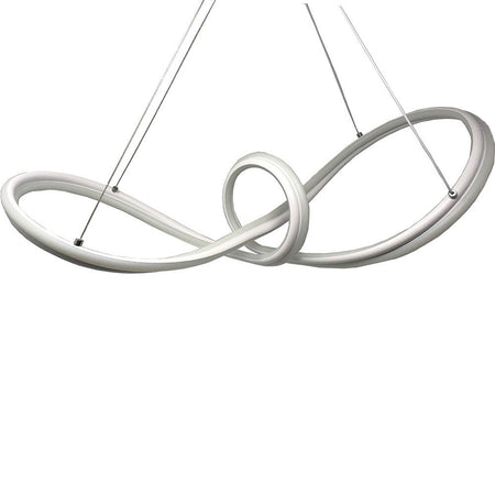 Lampadario Led Intrecciato A Fiocco A Sospensione 60w Cct 3 Colorazione Di Luce A59-b3c