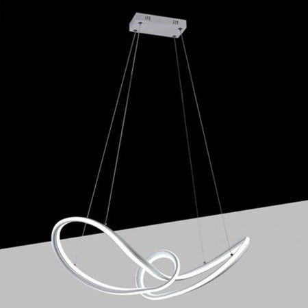 Lampadario Led Intrecciato A Fiocco A Sospensione 60w Cct 3 Colorazione Di Luce A59-b3c