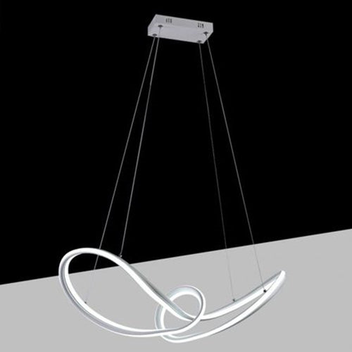 Lampadario Led Intrecciato A Fiocco A Sospensione 60w Cct 3 Colorazione Di Luce A59-b3c