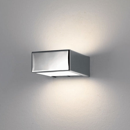 Applique moderno Illuminando BRIK P LED metallo vetro lampada parete biemissione
