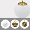 Lampadario A Sospensione Bronzo Lampada Minimal Da Soffitto Con 7 Sfere Attacco G9 Lp-84-7