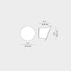 Lampada da parete Luceplan Ecran IN&OUT