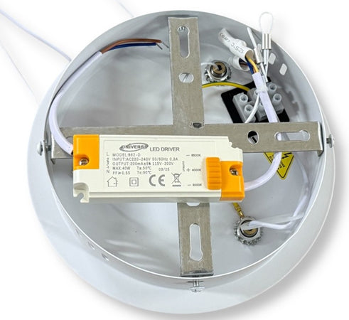 Lampadario Led A Sospensione Intrecciato 38w Bianco Cct Colore Luce Selezionabile B62-b3c