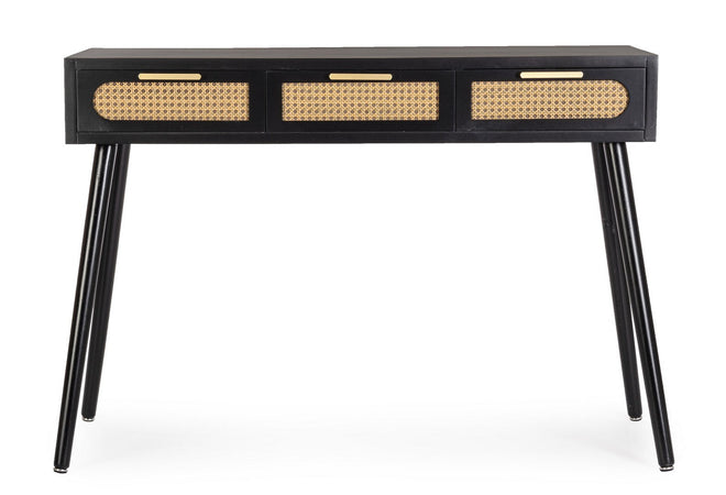Consolle "Josine" con struttura in legno MDF con cassetti per interni