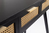 Consolle Josine con struttura in legno MDF con cassetti per interni