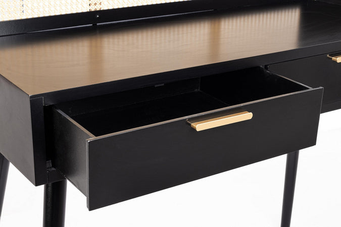 Consolle "Josine" con struttura in legno MDF con cassetti per interni