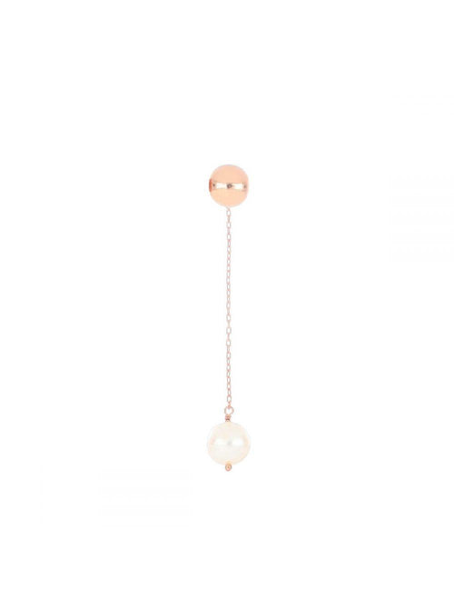 MAMAN ET SOPHIE - MONO ORECCHINO LUNGO PERLA BIANCA