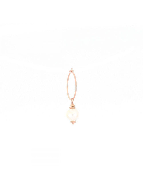 MAMAN ET SOPHIE - MONO ORECCHINO PICCOLO PERLA BIANCA