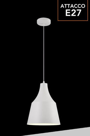 Lampadario A Sospensione Da Soffitto Moderno Con Paralume A Cupola Con Attacco E27 B46