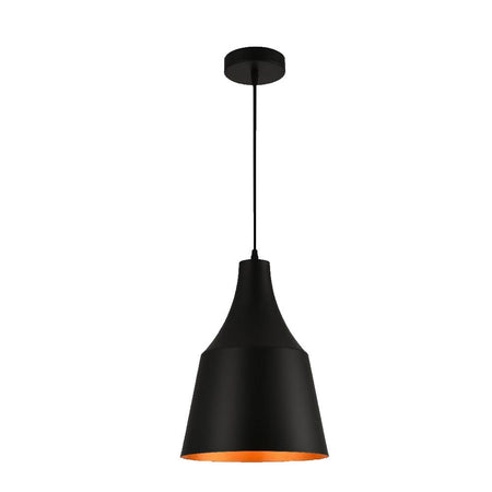 Lampadario A Sospensione Da Soffitto Moderno Con Paralume A Cupola Con Attacco E27 B46