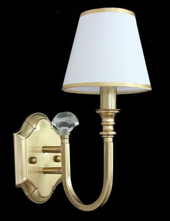 Applique Da Parete Lampada Muro Con Paralume Attacco E14 Stile Classico Elegante E40