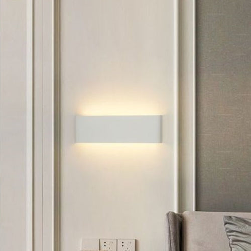 Lampada Applique Led Bianca Muro 15w Ip20 Doppio Led Cct Switch Cambia Colore Luce E57-b3c