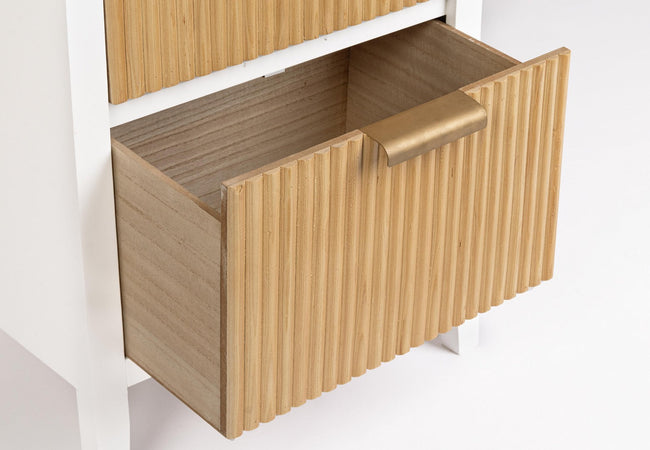 Cassettiera "Charley" per interno, con 3 Cassetti, 85 x 45 x 87 cm