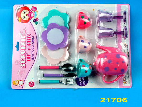 Servizio The e Caffè Con Bicchieri