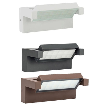 Applique Parete Inclinabile Esterno 21w Tecnologia Cct 3 Tonalità Di Luce Ip65 472-3c