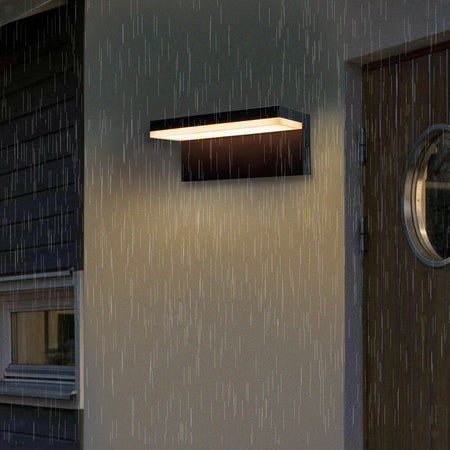 Applique A Led 10 Watt Lampada Da Parete Per Balconi Giardino Ip54 Cct Switch B82-3c