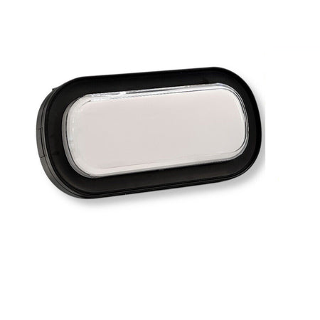 Applique A Led Da Parete Plafoniera Soffitto Ovale 23 Watt Cct Switch Ip65 Xg-907-3c