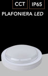 Applique A Led Da Parete Plafoniera Soffitto Tonda 23 Watt Cct Switch Ip65 Xg-909-3c