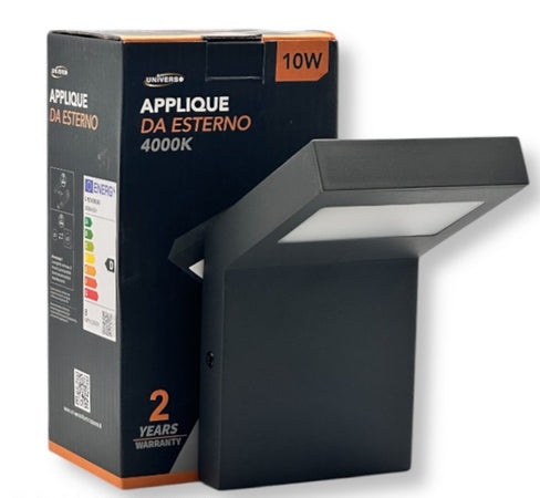 Lampada Applique Led Da Giardino 10w Ip54 Lampione Bollard Da Muro Luce 4000k 954wa-h160