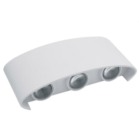 Applique Lampada Led Da Muro Doppia Emissione Luminosa 16w Luce Selezionabile Cct Es68-3c