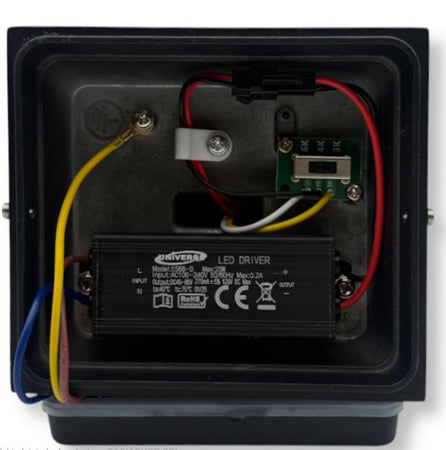 Lampada Applique Led Muro 22w Doppia Emissione Cct 3in1 Luce Selezionabile Esterno Es66-3c