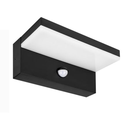 Applique Per Esterno 10 W Con Sensore Pir Di Movimento Tecnologia Cct Ip54 Ss-esa-013c