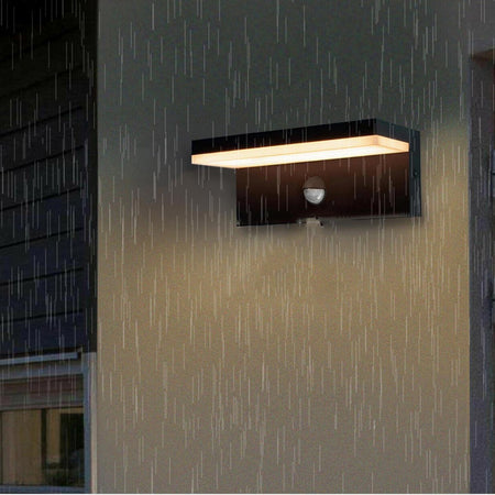 Applique Per Esterno 10 W Con Sensore Pir Di Movimento Tecnologia Cct Ip54 Ss-esa-013c