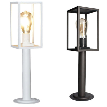 Lampione Da Giardino 48cm Lampioncino Da Terra Per Vialetti Attacco E27 Ip44 518pa-h480