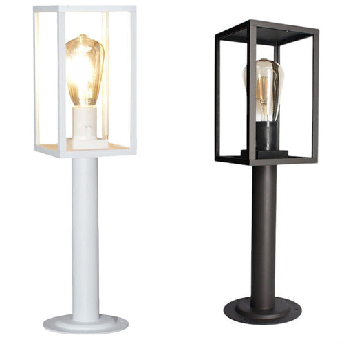 Lampione Da Giardino 48cm Lampioncino Da Terra Per Vialetti Attacco E27 Ip44 518pa-h480