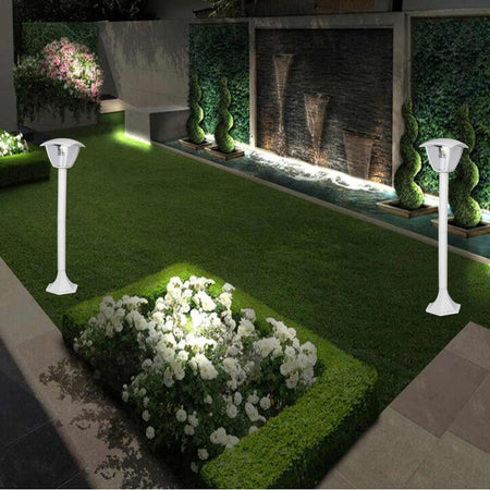 Lampione Da Giardino 86 Cm Lanterna Da Terra Per Vialetti Con Attacco E27 Ip44 819pb-b860