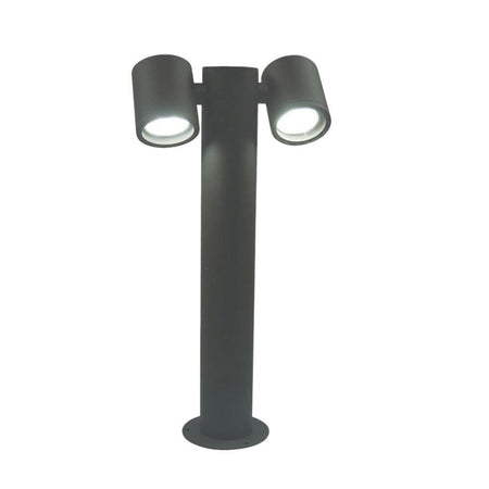 Lampione Giardino Moderno Con Diffusori Orientabili Lampada Attaco Gu10 Ip44 539pb-b440