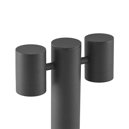 Lampione Giardino Moderno Con Diffusori Orientabili Lampada Attaco Gu10 Ip44 539pb-b440