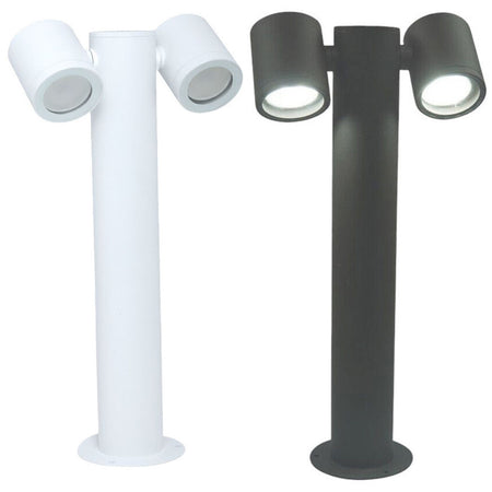 Lampione Giardino Moderno Con Diffusori Orientabili Lampada Attaco Gu10 Ip44 539pb-b440