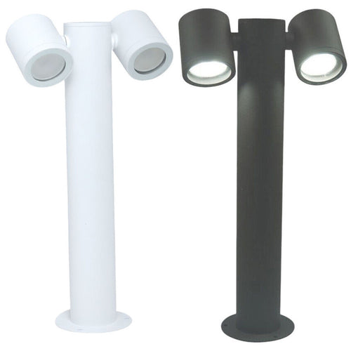 Lampione Giardino Moderno Con Diffusori Orientabili Lampada Attaco Gu10 Ip44 539pb-b440