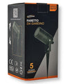Portafaretto Giardino Con Portalampada Lampadine Gu10 Picchetto Alluminio Ip65 837wa-b80-g