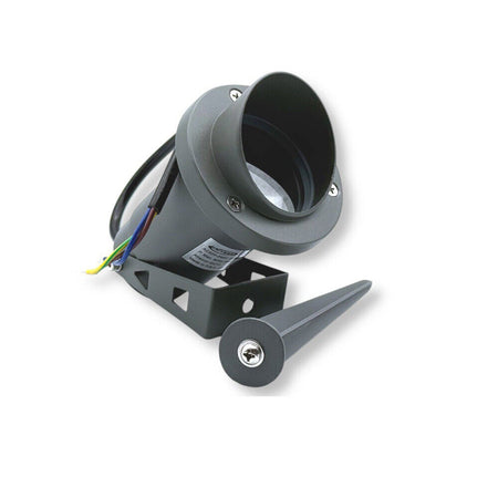 Faretto Esterno Da Giardino Doppia Istallazione Con Picchetto Staffa Gu10 Ip65 Et-01