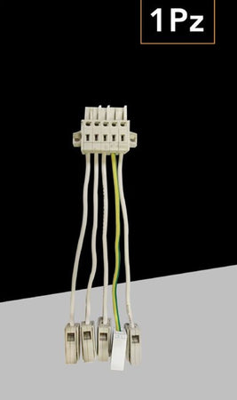 Connettore Illuminazione Lineare A Led Trifase Per Qj68150-3c Tappo Terminale Qj68150-cv