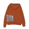 JORDAN Felpa Leggera Cappuccio Uomo Sport Dna Hybrid Fleece Pullover Hoodie Dark Russet/iron Grey da uomo