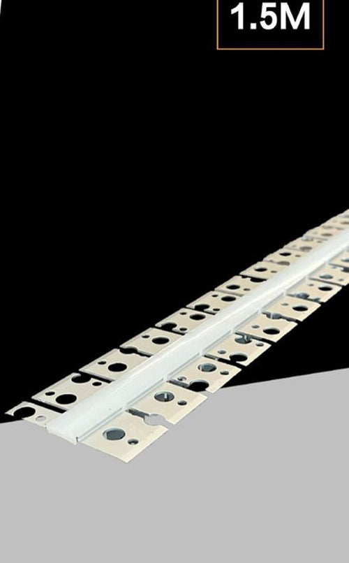 5pz Profilo In Alluminio Flessibile Curvabile Ad Incasso 1,5mt Per Strip Led Al-35-s