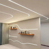 5pz Profilo In Alluminio Flessibile Curvabile Ad Incasso 1,5mt Per Strip Led Al-35-s