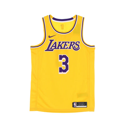 NIKE NBA Canotta Basket Uomo Nba Swingman Jersey Icon 20 No 3 Anthony Davis Loslak Amarillo/field Purple da uomo
