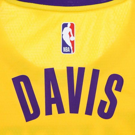 NIKE NBA Canotta Basket Uomo Nba Swingman Jersey Icon 20 No 3 Anthony Davis Loslak Amarillo/field Purple da uomo