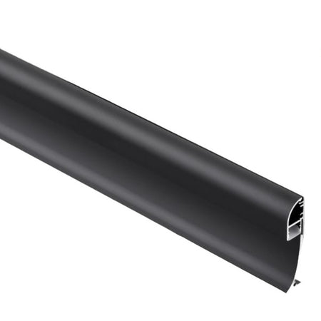 5pz Profilo Angolare Nero Luce Indiretta Alluminio Per Strisce Led A Superficie 2mt Al-34